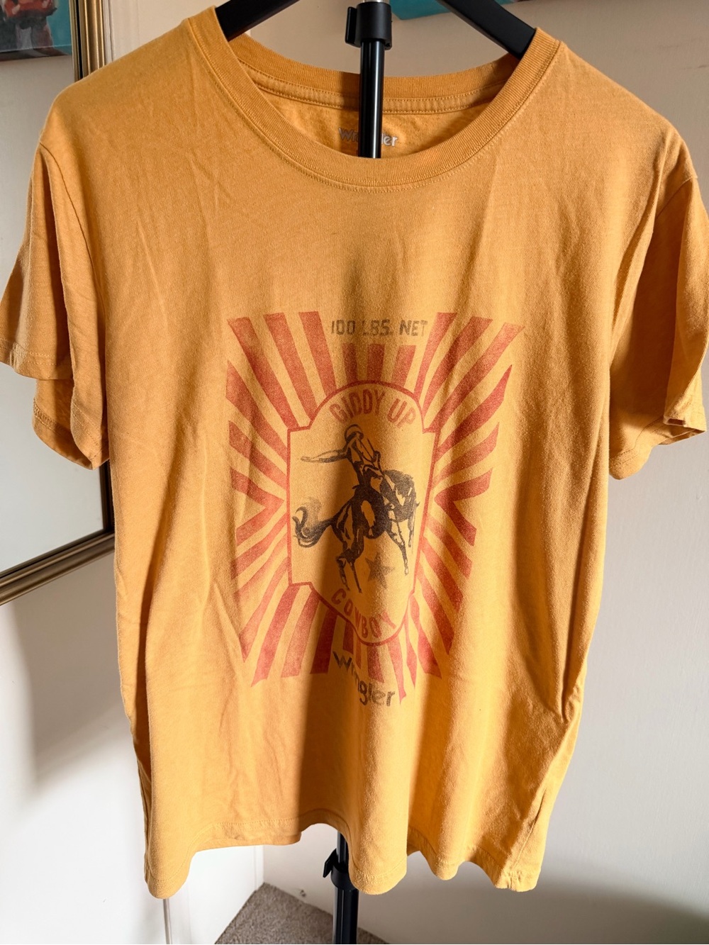 Wrangler Women’s Rodeo Cowboy Graphic T-Shirt – Size Medium